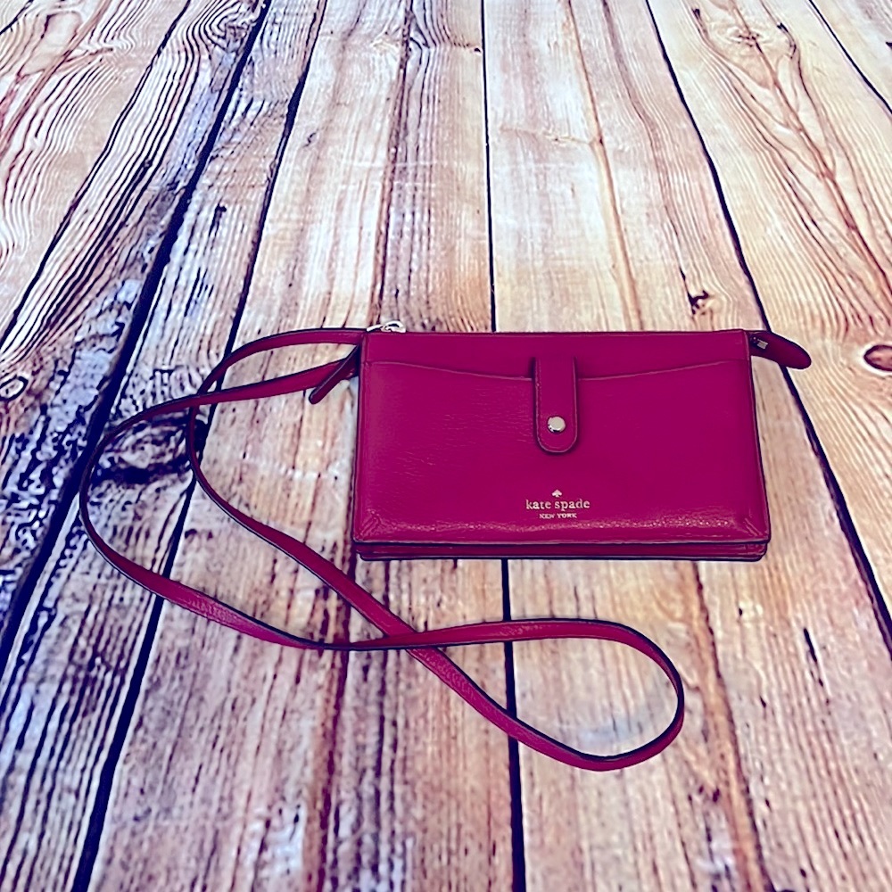 Stylish Hot Pink Kate Spade Wallet Crossbody